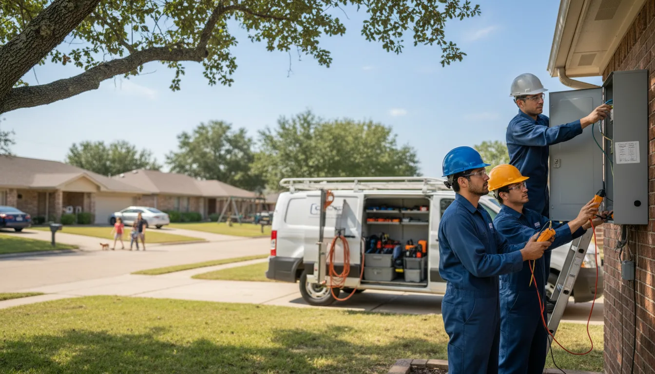 Certified electrician providing emergency electrical services in Lutz, FL